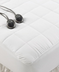 Find the personalized comfort you've been looking for in this Premium Heated mattress pad from SlumberRest, featuring twenty heat settings that allow you to find your perfect temperature for a better night's rest. Also features plush quilted construction for an extra layer of comfort on your mattress.