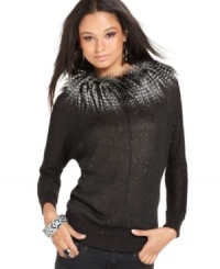 This season's must-have: sequins and faux fur -- and this sweater from Baby Phat has both! The removable collar take this design to the next level.