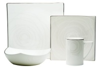 Red Vanilla Orbit 16-Piece Dinnerware Set