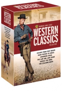 Warner Home Video Western Classics Collection (Escape from Fort Bravo / Many Rivers to Cross / Cimarron 1960 / The Law and Jake Wade / Saddle the Wind / The Stalking Moon)