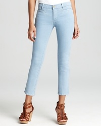 An ultra-light wash and cropped silhouette makes these MiH skinny jeans a spring-ready essential.