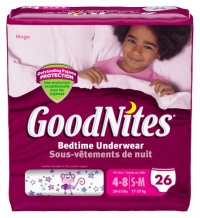 Goodnites Girls Underwear Small/Medium, Girl, 26 Count (Pack of 3), Packaging May Vary