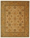 Safavieh Anatolia Collection AN546B Handmade Ivory and Gold Hand-Spun Wool Area Rug, 3-Feet by 5-Feet