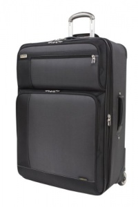 Ricardo Beverly Hills Venice Lite Luggage 28-Inch Expandable Upright, Charcoal/Midnight Black