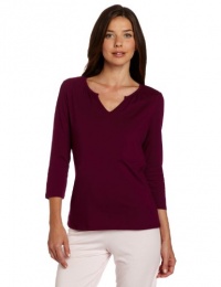 Nautica Sleepwear Women's Split Neck Tee