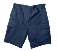 Navy Blue Military Combat BDU Shorts