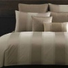 Hotel Collection Wide Stripe Bronze Duvet Cover, Queen