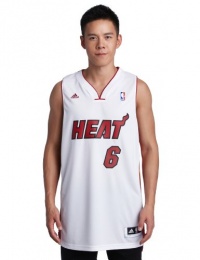 NBA Miami Heat LeBron James Swingman Jersey, White