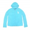 Polo Ralph Lauren Men Lightweight Big Pony Logo Full Zip Hooded Jacket