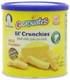 Gerber Graduates Lil' Crunchies, Mild Cheddar, 1.48-Ounce Canisters (Pack of 6)