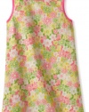 Lilly Pulitzer Girls 7-16 Little Classic Shift Eyelet, Multi Floral Sunbonnet Lace, 10