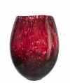 Kosta Boda Dino Vase, Burgundy