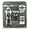 Metrokane Rabbit Wine Tool Kit, Silver, 4-Piece