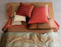 Calvin Klein Studio Collection Atlas Euro Pillow Maroc Crimson