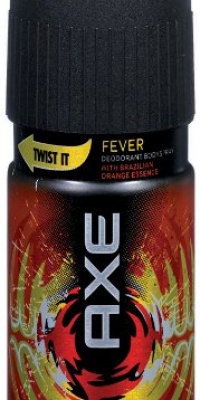 Axe Body Spray, Fever, 4-Ounce Cans (Pack of 6)