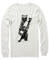 Hang 10 in this un-bear-ably charming long sleeve t-shirt by Quiksilver.