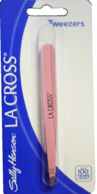 Sally Hansen La Cross Slant Tip Tweezers - Pink