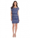 Ella moss Women's Sand Dune Mini Dress, Cobalt, X-Small