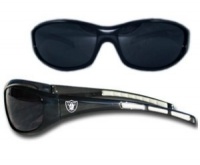 Oakland Raiders Sunglasses Plastic Screen Printed Team Logo Rubber Team Colored Accents