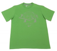 Nike Boys Ball Hog Shirt Lime Green-XL