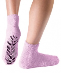 Non Skid/Slip Socks - Hospital Socks - Slipper Socks for Women and Men - Baby Pink