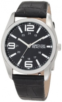 Kenneth Cole REACTION Men's RK5106 HOLIDAY-Box Set Analog Black Strap Extra Brown Strap Watch