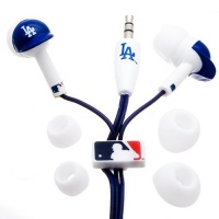 MLB Nes Group Los Angeles Dodgers Batting Helmet Earbuds