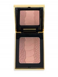 EXCLUSIVELY AT SAKS. Fleshy pink, golden beige, rosy balck-brown. A harmony of 3 subtle shades that adapt to all skin tones. By blending them, you can sculpt the cheeks and create a radiant, custom-tailored blush. 