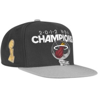 NBA Miami Heat Official 2012 NBA Champions Locker Room Snap Back Adjustable Hat, One Size