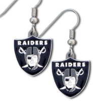 NFL Oakland Raiders Dangle Earrings