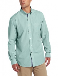 Nautica Men's Long Sleeve Solid Vineyard Poplin Woven