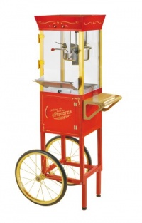 Nostalgia Electrics CCP-510 Vintage Collection 53-Inch Popcorn Cart