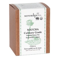 SerendipiTea Matcha Culinary Grade, Organic Green Tea, 4-Ounce Box