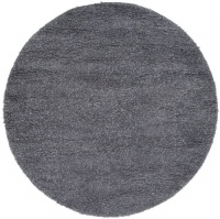 Surya Metropolitan 8-Feet Round Hand Woven Rug, Grey