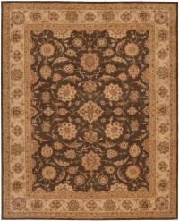 Nourison Rugs Heritage Hall Collection HE18 Sable Round 9' x 9' Area Rug