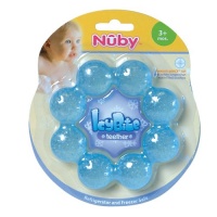 Nuby Pur Ice Bite Soother Ring Teether, Colors May Vary