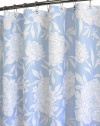 Park B. Smith Peony Watershed Shower Curtain, Sky Blue/White