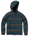 Gone fishin'. This Sherpa-lined hoodie from Quiksilver is the perfect style to kick back and chill in.