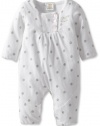 ABSORBA Baby-Girls Newborn Love Coverall, White, 3-6 Months