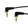 StarTech.com MU1MMS2RA 1 feet Slim 3.5mm Right Angle Stereo Audio Cable - M/M