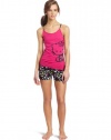 Hello Kitty Women's Hk Animal Print Short Set