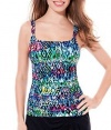 Profile by Gottex Aztec Classic Bra Tankini Top - Multi - 10