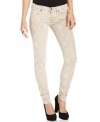 An allover damask print makes these Lucky Brand Jeans skinny jeans a hot pick for a fashion-forward fall look!