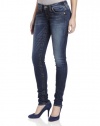 True Religion Women's Stella Basic Skinny, Whiskey Blues, 25