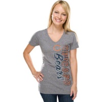 NFL Chicago Bears V-Neck Side Swept Logo Tee Women's