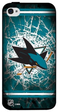 NHL San Jose Sharks Iphone 4 or 4s Hard Cover Case