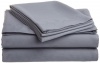 Calvin Klein White Label Double Stitch Sateen King Sheet Set, Ocean