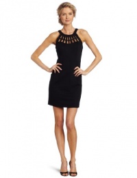 Cynthia Steffe Women's Elisha Ponte Dress, Rich Black, 12