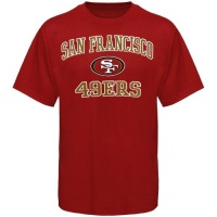 San Francisco 49ers Majestic Heart & Soul II Red T-Shirt