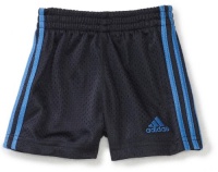 Adidas Baby-boys Infant Fashion Mesh Short, Dark Grey, 12 Months